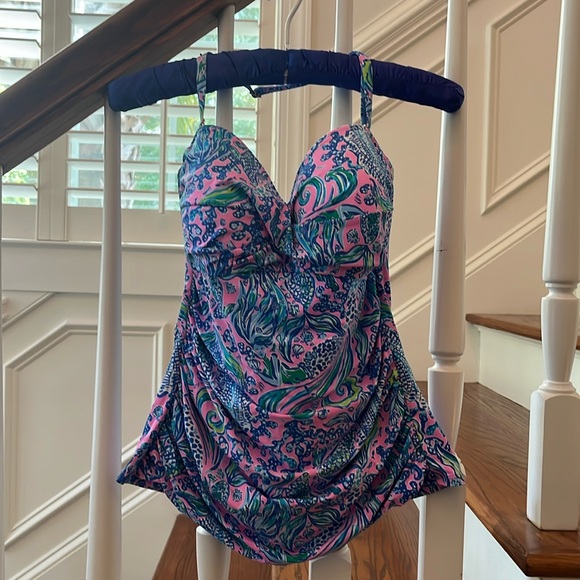 Lilly Pulitzer Tankini Top We Mermaid It - Picture 1 of 4